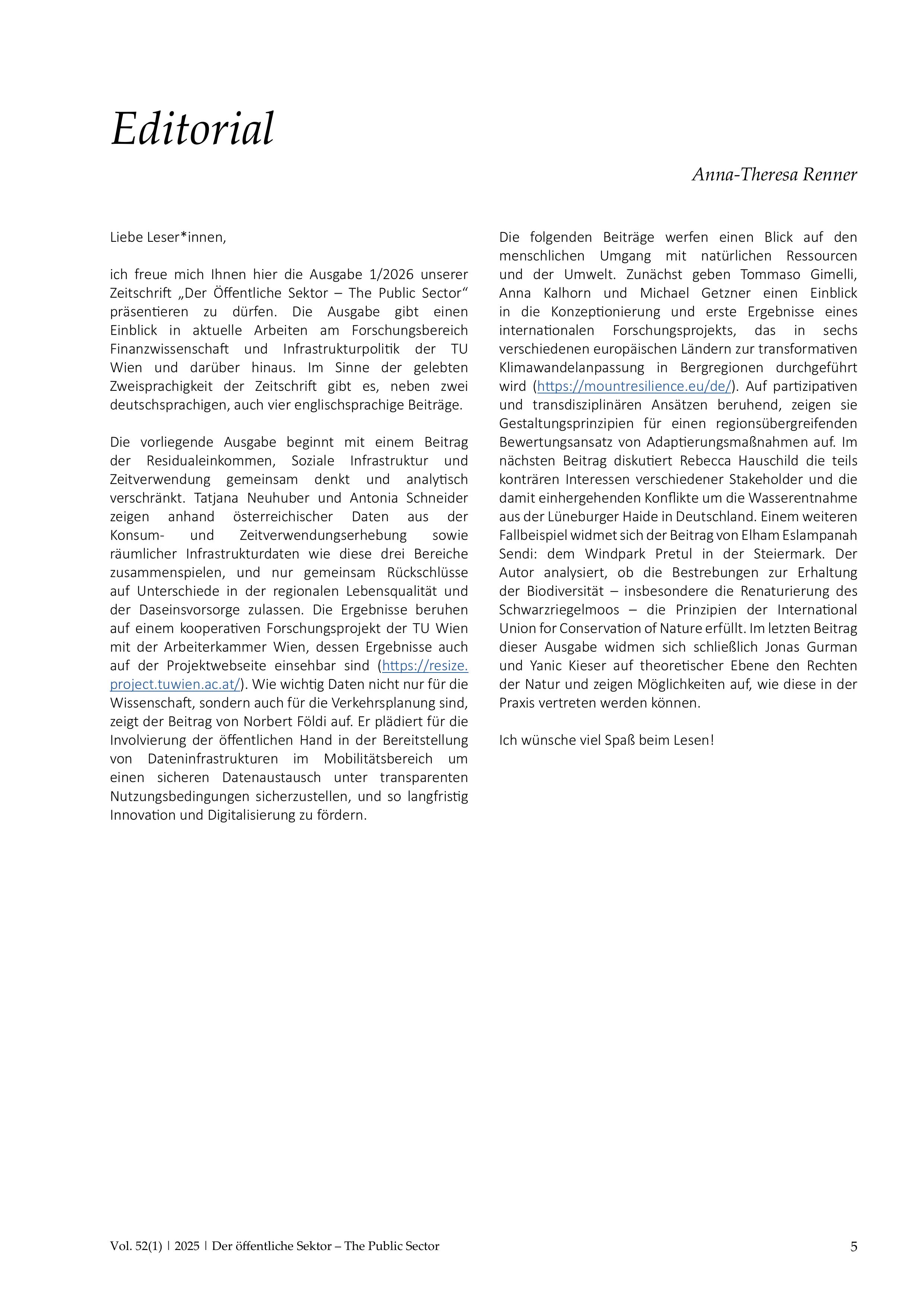 Editorial